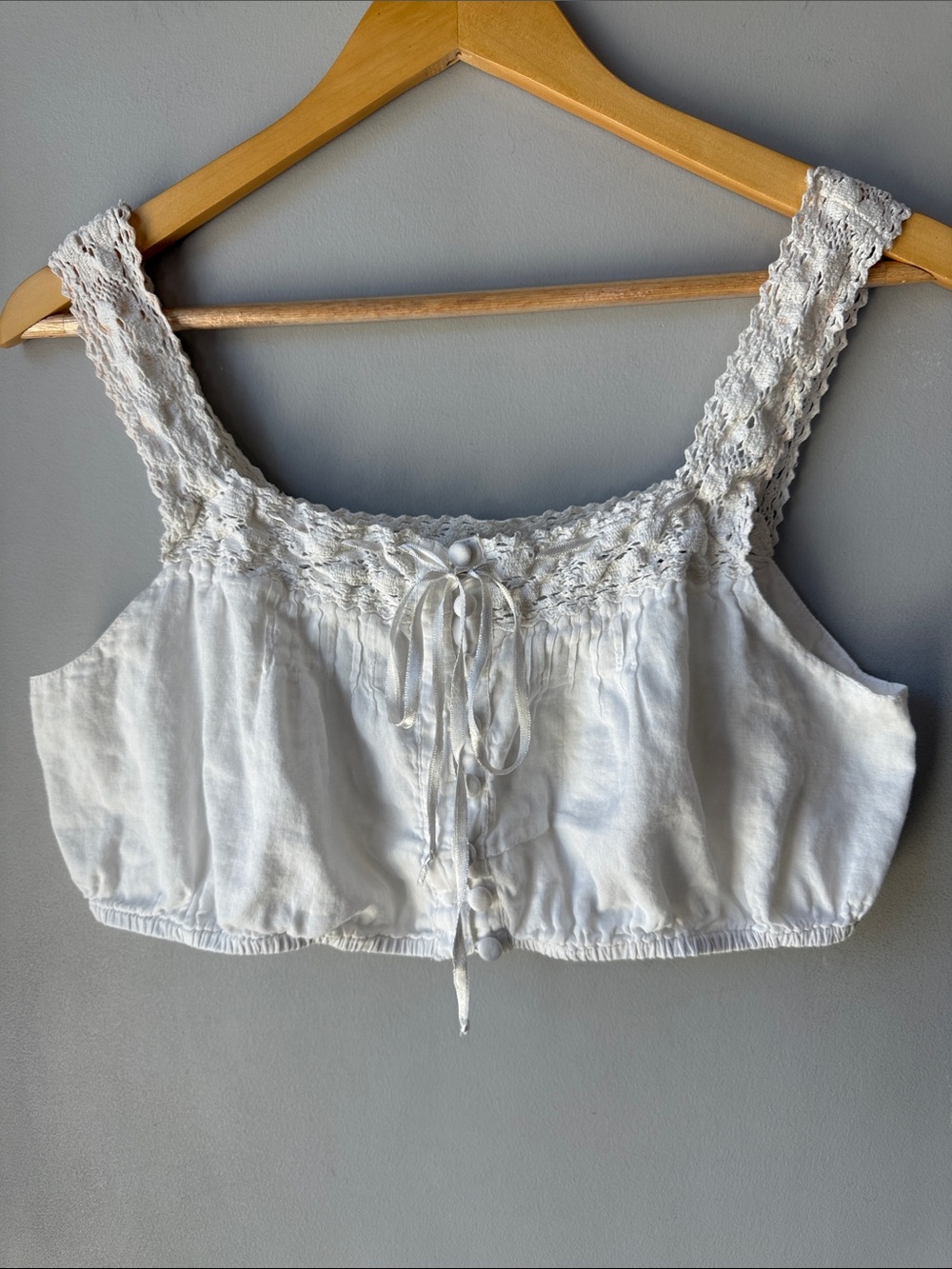 Free People Lace La Dolce Vita Crop Top - Picture 2 of 6